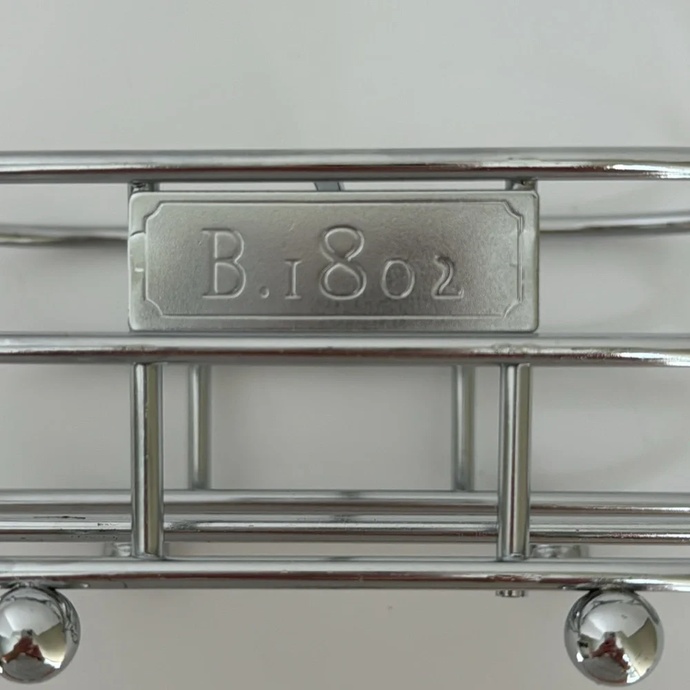 Beekman 1802 Chrome Soap Lotion Caddy Sink Organizer Bath Kitchen Farmhouse NWOT